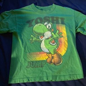 Boys’ Large Green Nintendo Yoshi Shirt, Size Large